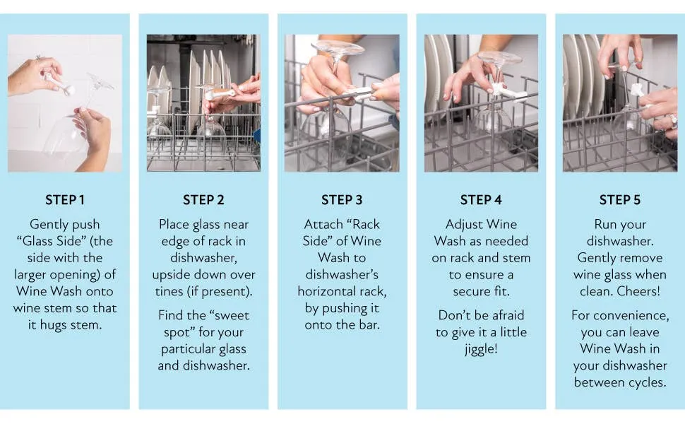 Wine Wash® Dishwasher Attachment